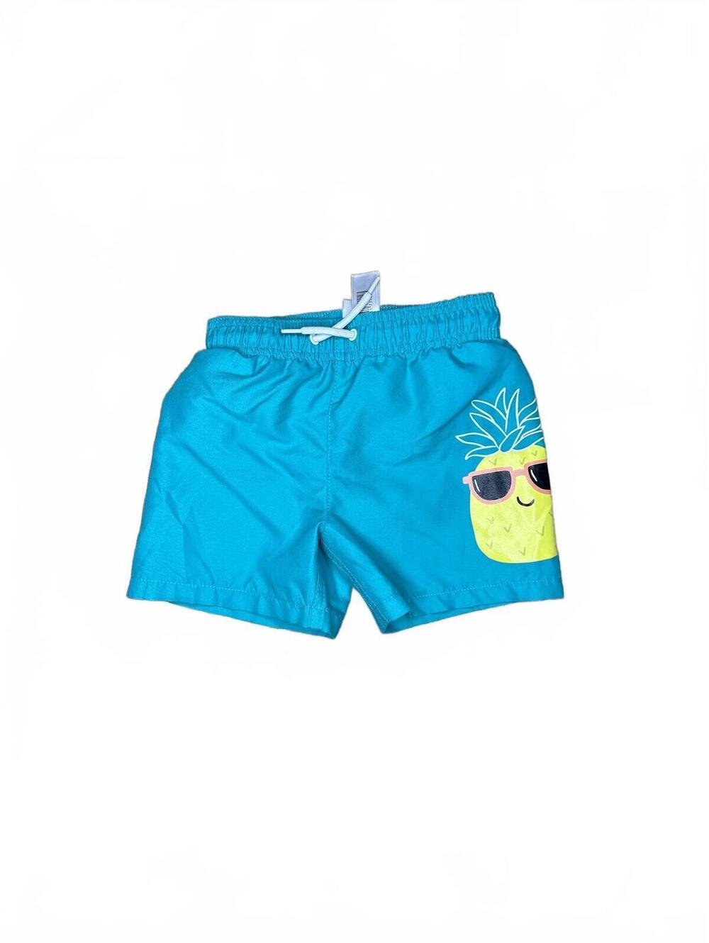 Joe Fresh Toddler 2 Blue Pineapple Swim Trunks